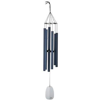 Woodstock Wind Chimes Signature Collection, Bells of Paradise, 44'' Blue Wind Chime BPLPB