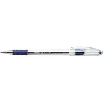 Pentel R.S.V.P. Ballpoint Pen, 0.7 mm, Blue, Pack of 12