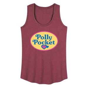 Women's - Polly Pocket - Polly Pocket Color Logo Graphic Racerback Tank - 1 of 4