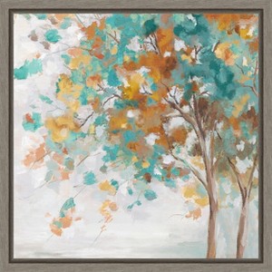 Amanti Art Autumn Mood (Trees) by Eva Watts Canvas Wall Art Print Framed 16 x 16-in. - 1 of 4