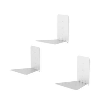 Set of 3 Conceal Floating Shelves Silver - Umbra