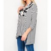 Women's Floral & Striped Gabby Top - honeyme - 2 of 4