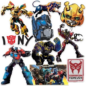 Transformers: Rise of The Beasts Vinyl Large Deluxe Stickers Variety Pack of 9 - 1 of 4
