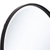 Dandridge Matte Black Metal 24 x 39 Arch Top Wall Mirror - #310H1