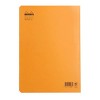 Rhodia Slim Staplebound Notebook - Lined 48 sheets - 8 1/4 x 11 3/4 - Orange cover - 3 of 3