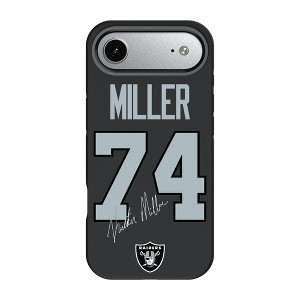 NFL Las Vegas Raiders Players Game Tactic Bump Cell Phone Case for Apple iPhone 17 Series - 1 of 4