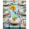 Solino Home Linen Plaid Table Runner | Summer Madras Plaid - 3 of 4