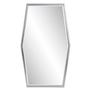 Howard Elliott 46.75"x27.75" Dekland Metal Framed Elongated Hexagon Wall Mirror - 1 of 4