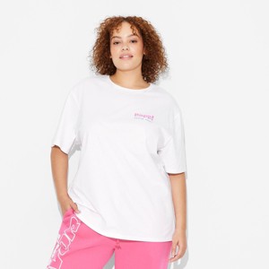 Adult Poppi Ultimate Serve Short Sleeve Graphic T-Shirt - White - 1 of 4