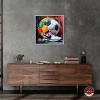 Notoriart Colorful Soccer Sneaker Splash II Soccer Wall Art Framed - 2 of 4