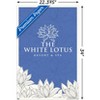 Trends International The White Lotus - White and Blue Logo Unframed Wall Poster Prints - 3 of 4