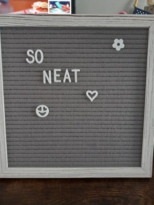 Martha Stewart Cork Board Chalk Board Letter Board Set Woodgrain Frame White