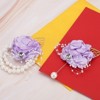 Unique Bargains Beautiful Appearance Versatile Artificial Flowers  Rose Bridesmaid Wrist Flower - 3 of 4