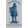 Women's Yellowstone Blue Realistic John Dutton Riding Horse T-Shirt - image 2 of 4