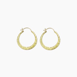 Sanctuary Project by sanctuaire Hammered Hoop Earrings Gold - 1 of 3
