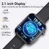 HONGGE Smart Watch with ECG, Uric Acid & Blood Health Monitoring, 1.85" HD Touchscreen, Bluetooth Calling, Bonus Leather Strap - 3 of 4
