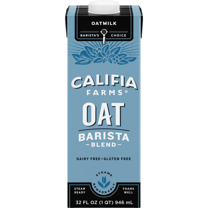 Califia Farms Oat Barista Blend Oat Milk - 1qt, 1 of 7