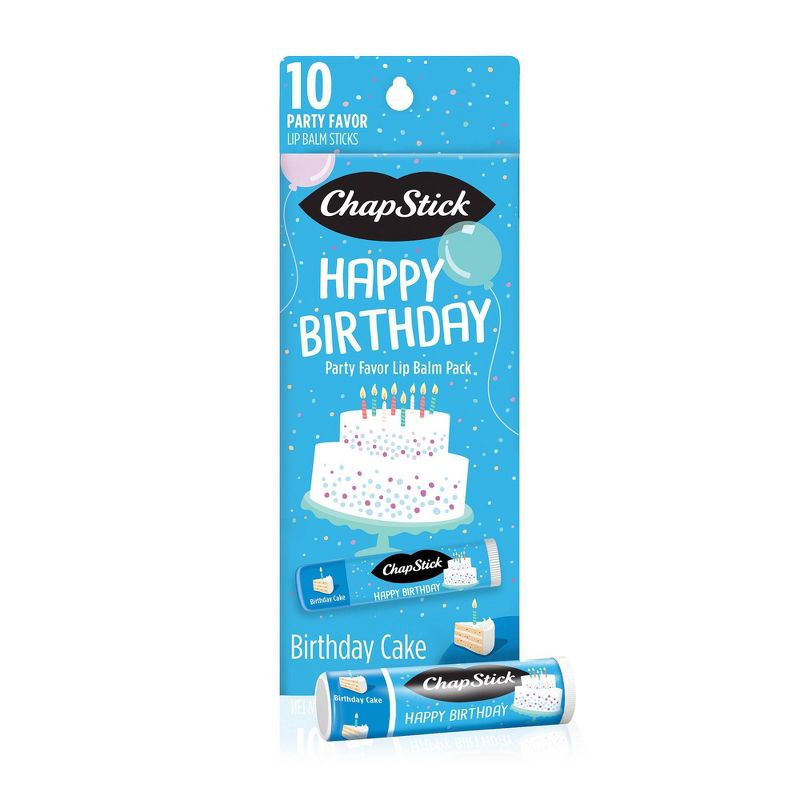 Chapstick Life Moments Happy Birthday Lip Balm - Birthday Cake - 10ct/1.5oz, 1 of 9