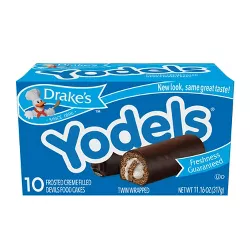 Drake Yodels Frosted Creme Filled Devil's Food Cakes - 10ct/11oz