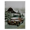 Northlight LED Lighted Fiber Optic Truck with Tree Christmas Canvas Wall Art 15.75"  x 11.75" - 4 of 4