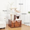 Multi-Level Cat Tree, Cat Tower Durable Sisal-Covered Scratching Posts,Cozy Caves,Condo,Dangling Ball,Jumping Platform for Cats Play &Sleep,Pet House - 4 of 4