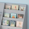 Kumasinova 2-In-1 Kids Bookshelf & Toy Storage Organizer,4-Tier Montessori Display Stand for Girls & Boys,Sturdy Wooden Frame Book Rack - 4 of 4