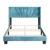 Ariana Velvet Upholstered Platform Bed Frame - Eco Dream - 2 of 4