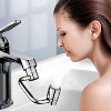 Attop High-Pressure 4-Pc Faucet Set with 1440° U-Shape & 1080° Rotating Aerator, 2-Spray Mode Flexible Arm, Universal for Kitchen & Bathroom - 2 of 4