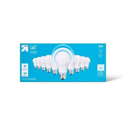 LED 60W 10pk Daylight CA Light Bulbs - up & up™