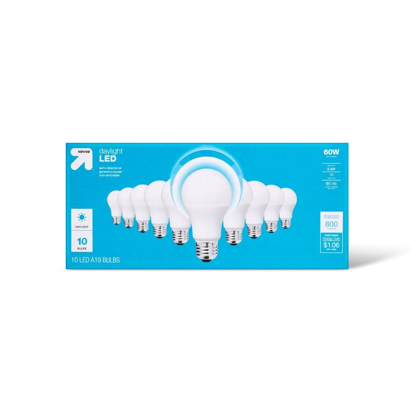 LED 60W 10pk Daylight CA Light Bulbs - up &#38; up&#8482;, 1 of 5