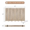 Room Divider Panel Wooden Room Divider Wall,5.6FT Tall Room Divider with Shelves,Folding Privacy Screens 67 In for Room Separation Home Office Bedroom - 3 of 4