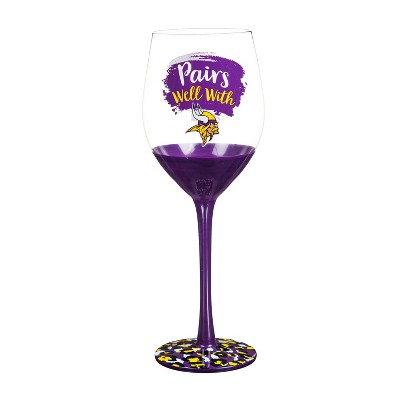 Minnesota Vikings, 17oz Boxed Stemware