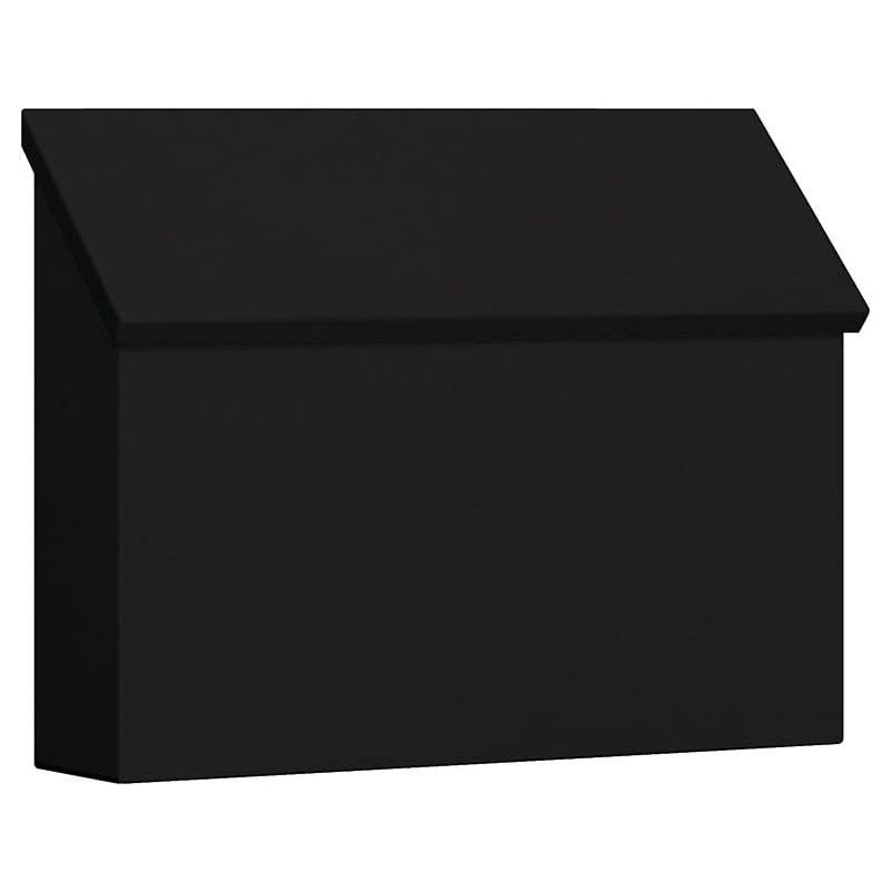 Salsbury Industries Traditional Mailbox - Standard - Horizontal Style - Black, 1 of 2