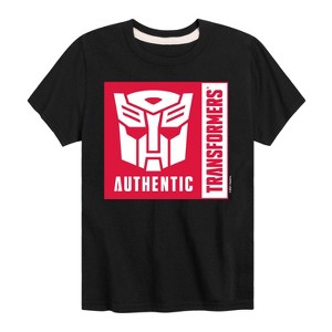 Boys' - Transformers - Red Logo Short Sleeve Graphic T-Shirt - 1 of 3