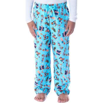 Space Jam A New Legacy Boys' Allover Character Loungewear Pajama Pants Blue