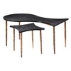 Zuo Norden Coffee Table Set (2-Piece) Black & Bronze - 4 of 4