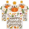 Big Dot of Happiness Fall Friends Thanksgiving - Treat Box Party Favors - Friendsgiving Party Goodie Gable Boxes - Set of 12 - 2 of 4