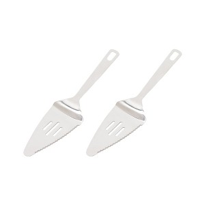 Farberware Professional Stainless Steel Pie Server/Cake Knife - Set of 2 | 11 Inch Serrated Edge Dessert Server, Durable and Dishwasher Safe - 1 of 4