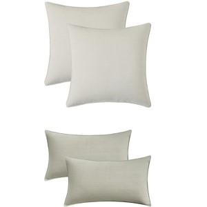 REGALWOVEN 4 Pcs Solid Chenille Soft Couch Throw Pillow Covers for Sofa Living Room Home Decor 20 x 20 Inch - 1 of 4
