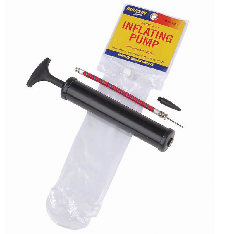 Martin Sports Hand Pump, 10" Plastic, Pack of 6, 3 of 4