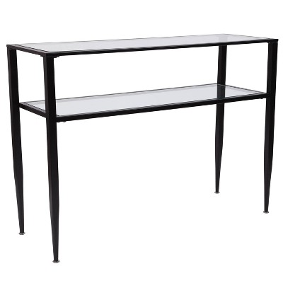 Newport Console Table Black - Riverstone Furniture