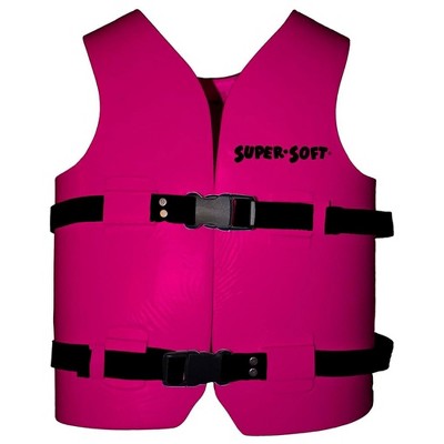 Trc Recreation Super Soft Child Size Medium Life Jacket Uscg Approved Vinyl Coated Foam Swim ...