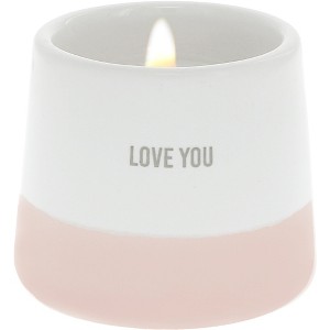 Pavilion Gift Company - Love You - 2 oz - 100% Soy Wax Reveal Candle Scent: Tranquility - Flame Candles - 1 of 4