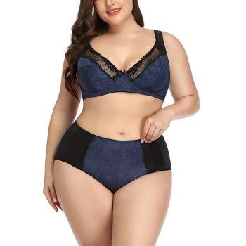 Plus Size Lace Push Up Bra With Side Adjustment D/E Cup, Sexy Plus Size  Lace Underwear 85 105 44E YQ231101 From Ephemerall, $8.65