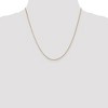 Black Bow Jewelry 1.15mm 14k Yellow Gold Solid Rolo Pendant Chain - 2 of 4
