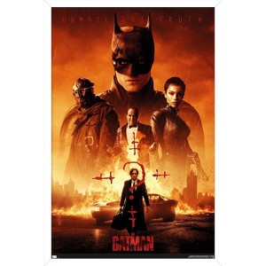 Trends International DC Comics Movie The Batman - One Sheet Framed Wall Poster Prints - 1 of 4