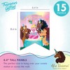 Treasures Gifted Afro Unicorn (1) Birthday Banner & (2) Pennants Kit - Afro Unicorn Party Supplies - 2 of 4