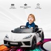 Coucheta 12V Licensed Corvette Kids Ride-On Car w/ Remote Control, Electric Sports Car with LED Lights, Music, Dashboard Display, Gift for Boys&Girls - 3 of 4