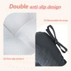 ChicFurnit 2PCS Seat Cushion Square Size Premium Soft Cotton Filling Non Slip Design Comfortable Durable for Living Room, Dark Gray, 17.8"*17.8"*2.8" - 4 of 4