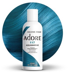 Creative Image Adore Semi-Permanent Hair Color - 117 AQUAMARINE - Haircolor Dye - 1 of 3
